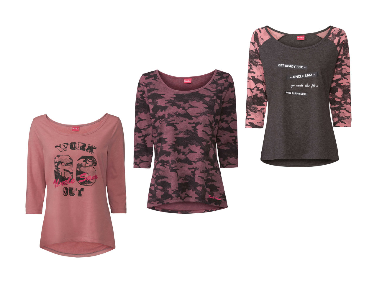 Tee-shirt manches 3/ 4 pour femme1