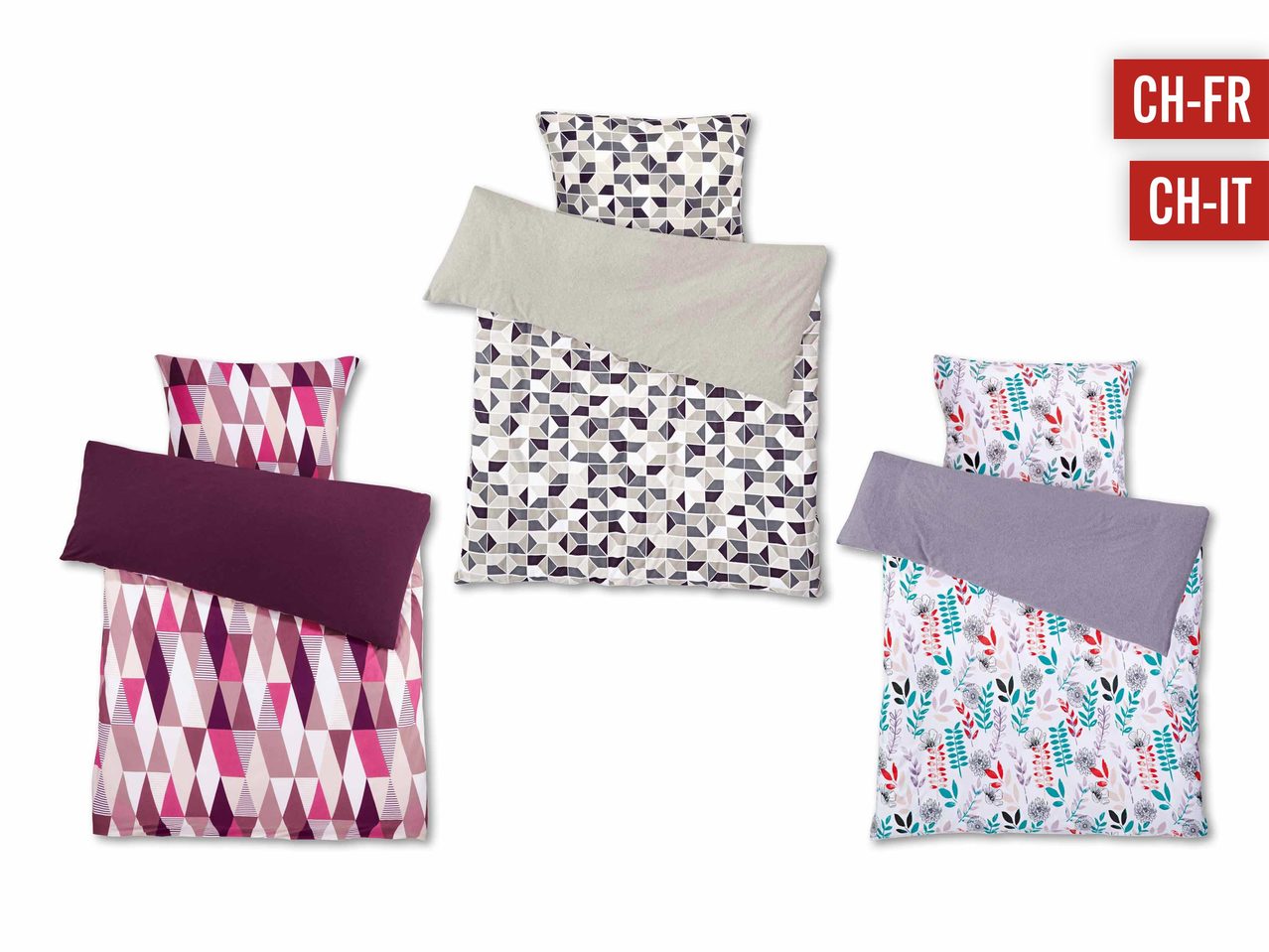Parure de lit en jersey double face