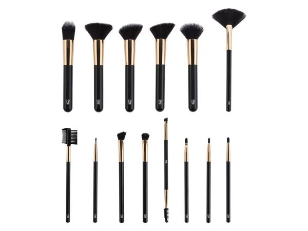 Makeup brush set, 14 pieces