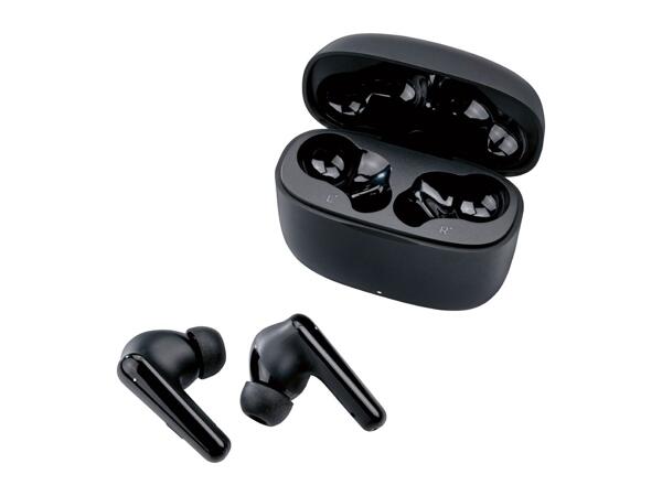 Silvercrest True Wireless Bluetooth(R) In-Ear Headphones - Black