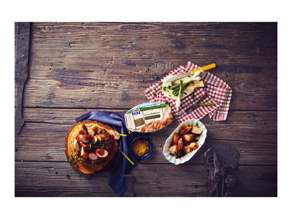 Alpenfest Smoked Pork Sausage in Curry Sauce