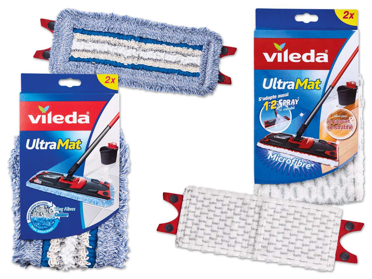 VILEDA(R) Ultramat Ersatzbezüge, 2 Stück