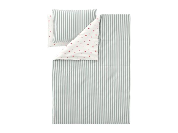 Microfibre Satin Duvet Cover Set With Strawberry Pattern - King