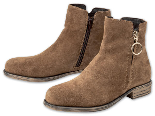 Damen Lederstiefelette