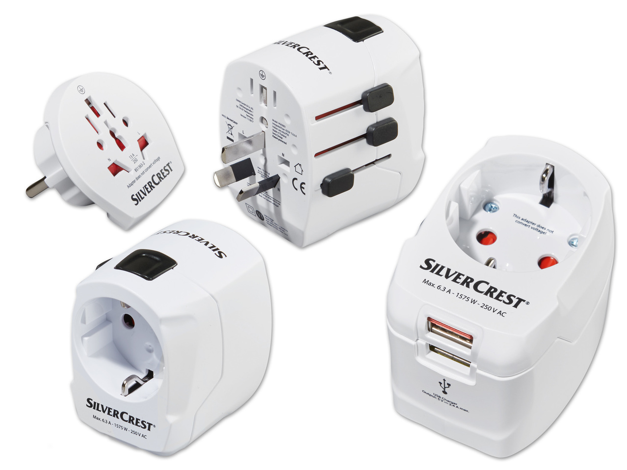 SILVERCREST(R) USB-Reiseadapter