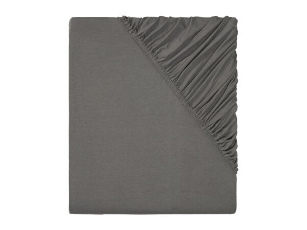 Livarno Home Jersey Fitted Sheet - King Size