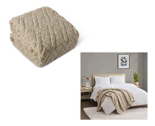 Huntington Home 
 Pinsonic Sherpa Throw