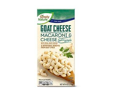 Simply Nature 
 Goat Cheese Deluxe Macaroni & Cheese or Shells & Cheese