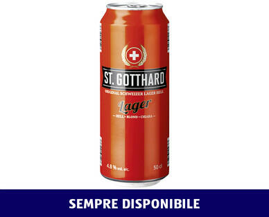 ST. GOTTHARD 
 BIRRA LAGER CHIARA