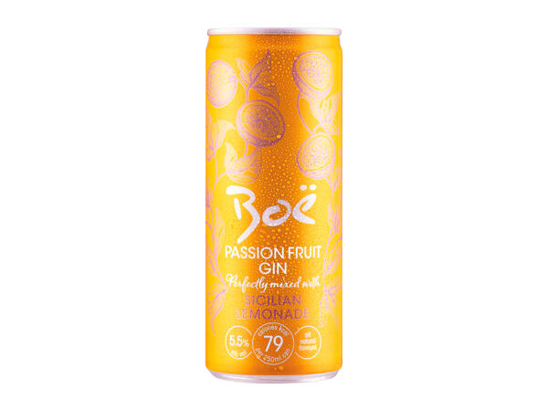 Passion Fruit Gin & Sicilian Lemonade, 5.5% vol