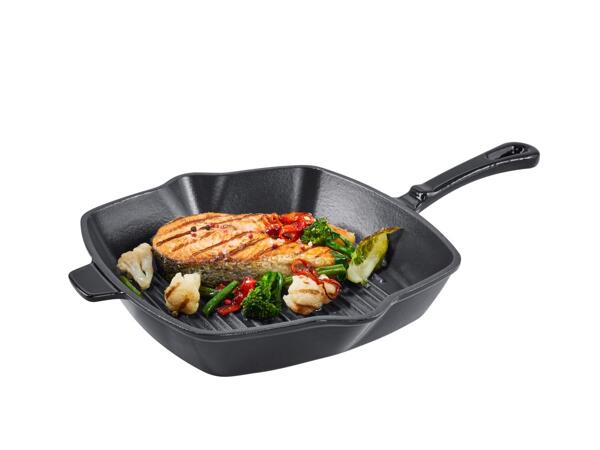 Cast Iron Griddle Pan, 24cm