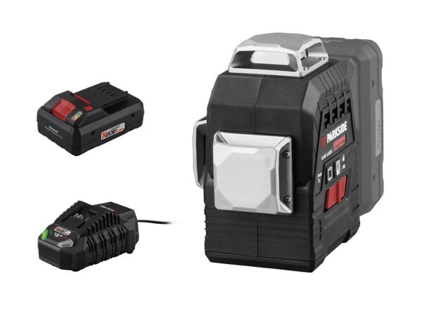 Aku křížový liniový laser PKLLP 3360 A1, Smart 4 Ah