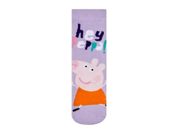 Peppa Pig Kids' Character Thermal Socks - 2 Pairs
