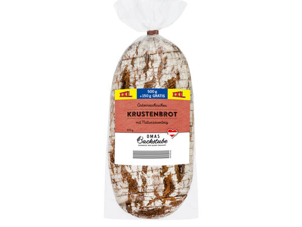 OMAS BACKSTUBE Krustenbrot geschnitten