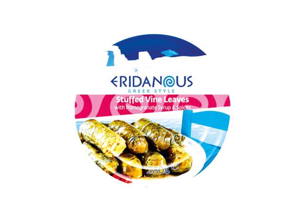 Rice-Stuffed Vine Leaves with Pomegranate