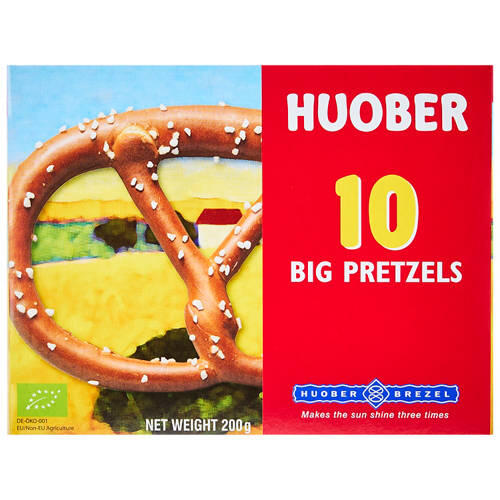 Huober Big Pretzels 10 Pack 200g