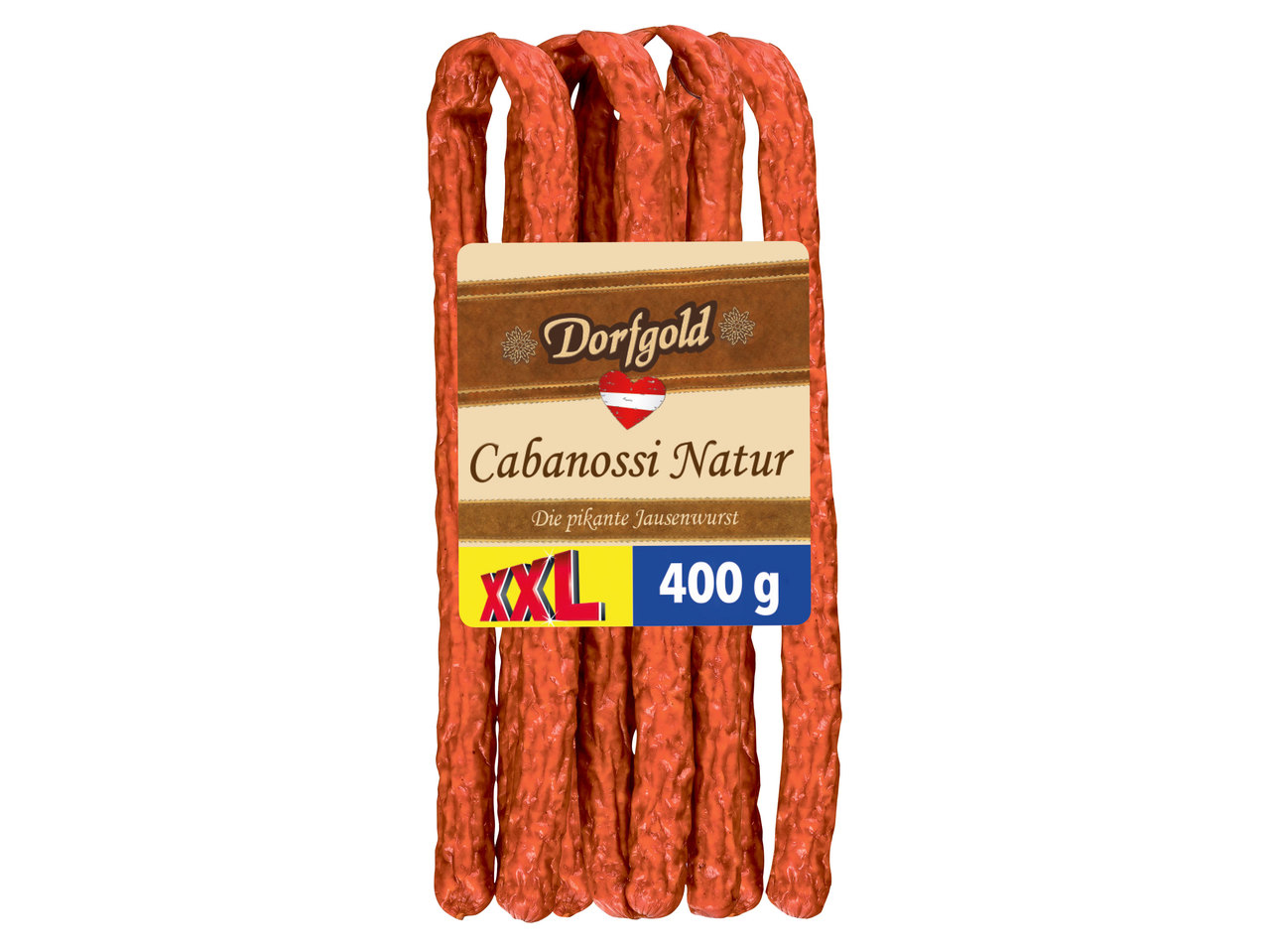 DORFGOLD Cabanossi 300 g + 100 g gratis