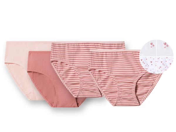 Girls' Briefs, 4 pieces