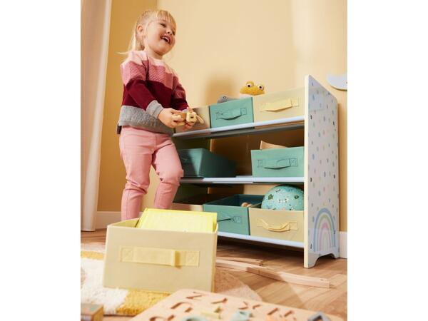 Kids' storage shelves