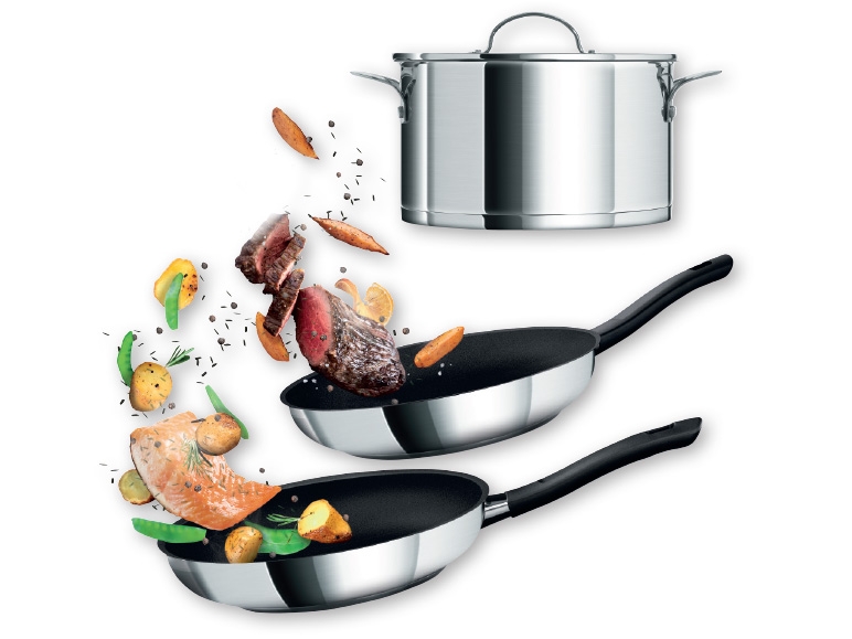 ERNESTO Stainless Steel Frying Pan