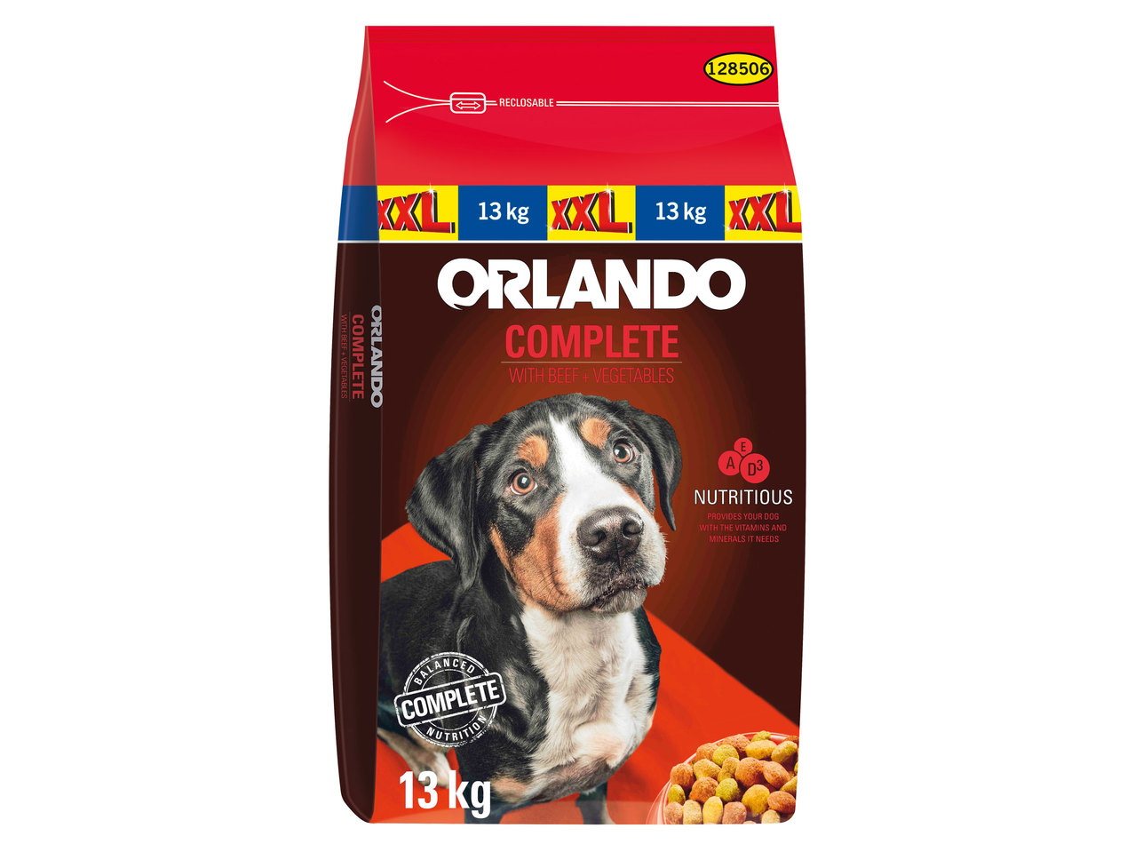ORLANDO 13 kg Hundetrockenfutter 10 kg + 3 kg gratis