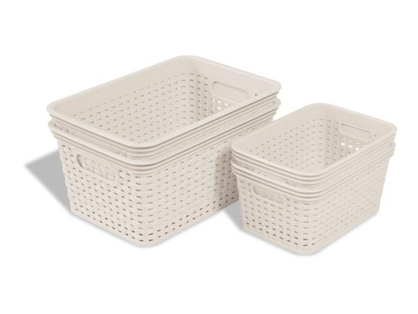 Livarno Home Storage Basket Set - Cream