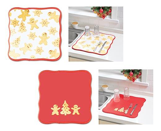 Merry Moments Drying Mat, Scrubber, or Oven Mitt Potholder
