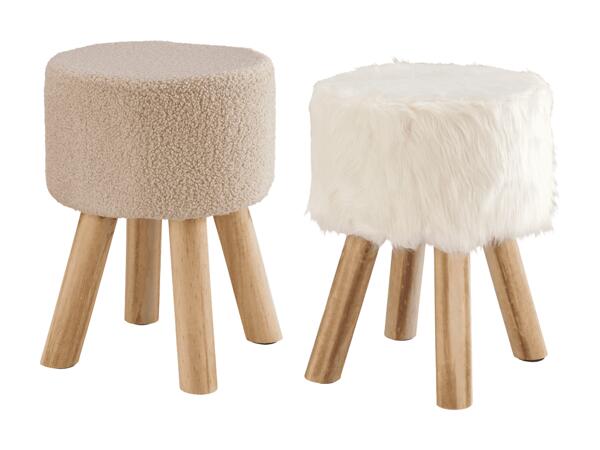 Tabouret en fourrure