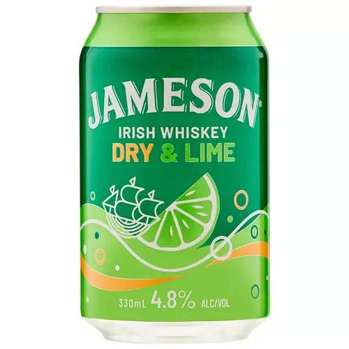 Dry & Lime Cans 4 Pack 330ml