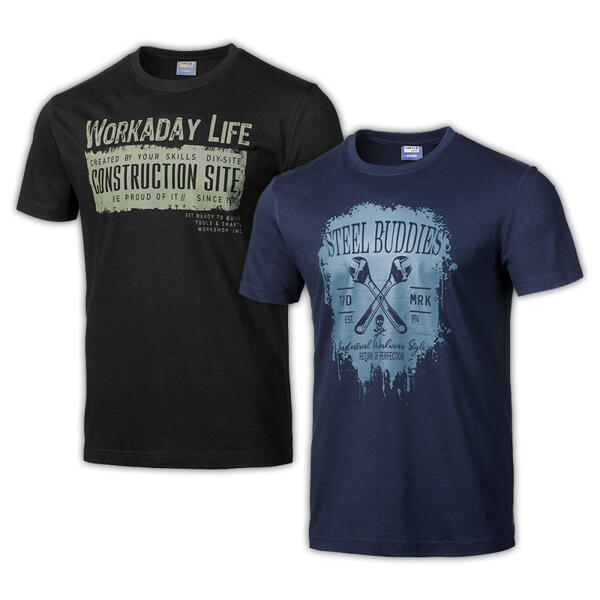Motiv-T-Shirt 2er-Pack