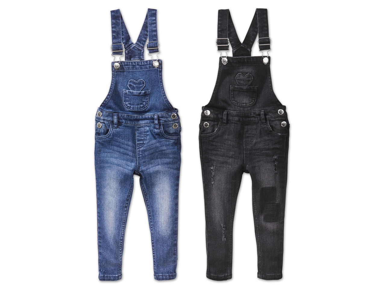LUPILU(R) Mädchen Latzhose „Slim Fit"1