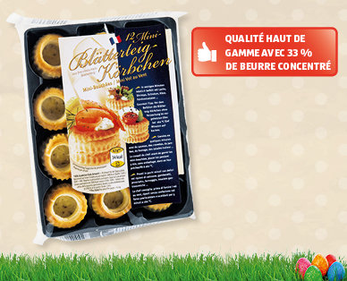 Mini-coques pour vols-au-vent