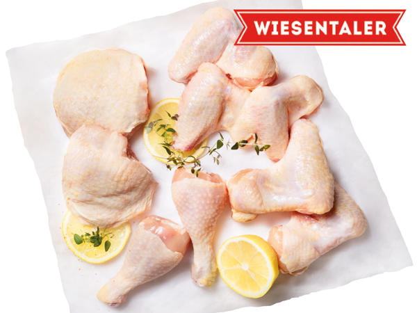 WIESENTALER Frische österreichische Hendlplatte gemischt