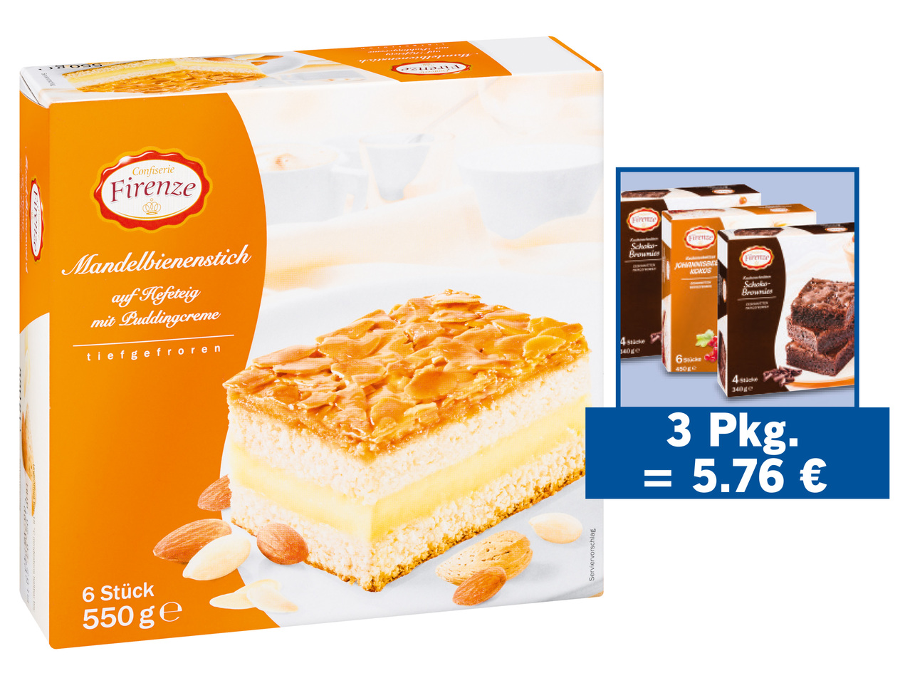 CONFISERIE FIRENZE Kuchenschnitten