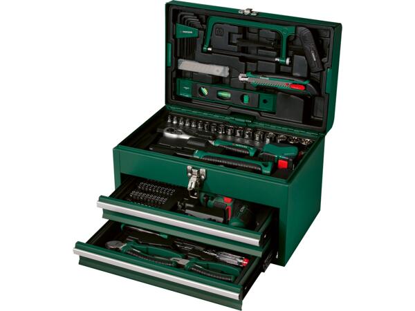 Tool Set with Cordless Screwdriver