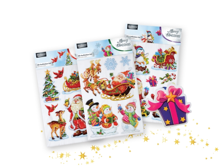 Stickers de Noël 3D