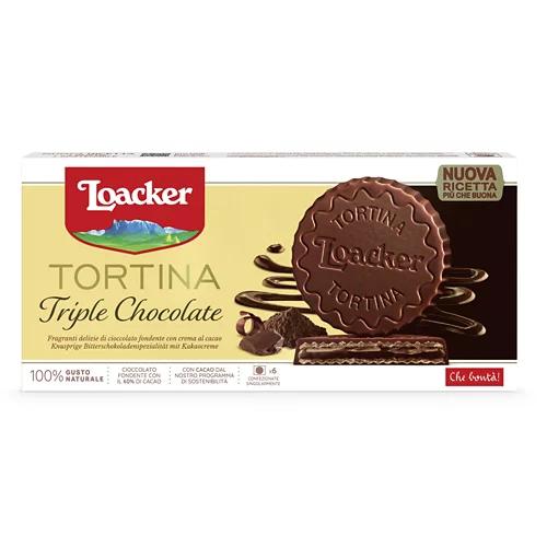 LOACKER Tortina, Triple Chocolate