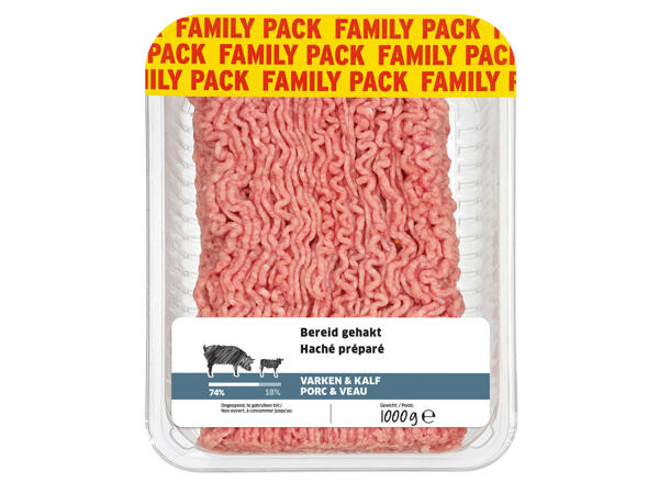 Haché de porc et veau