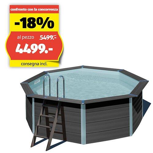 GRE Kit Composit Piscina ottagonale