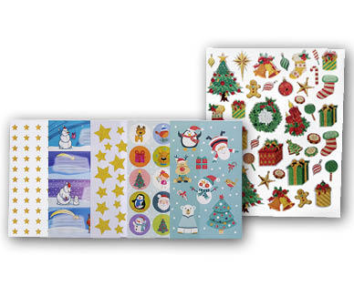 Weihnachtssticker-Set