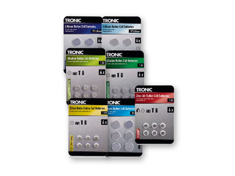 Tronic(R) Coin Cell Batteries