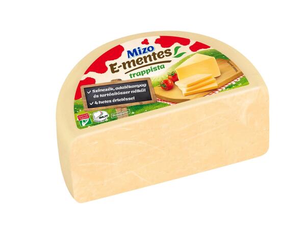 E-szám-mentes trappista sajt