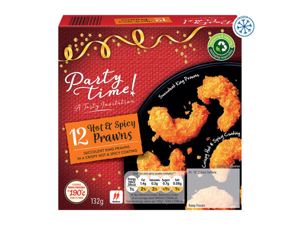 Partytime Prawns in a Crispy Coating assorted