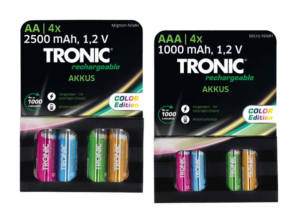 Batteries AA/AAA, set de 4