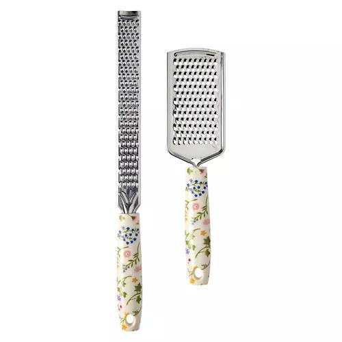 2 Pack Floral Print Hand Graters