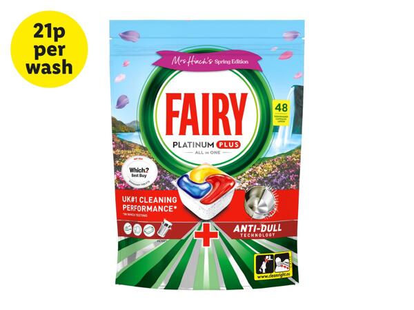 Fairy Platinum Plus Dishwasher Tablets Mrs Hinch's Lemon - 48 Washes