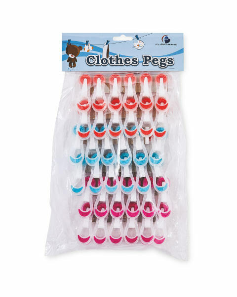 Bright Colours Pegs 36 Pack