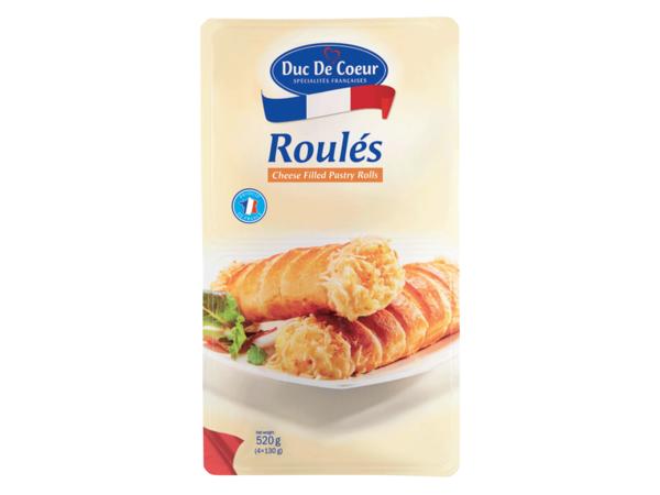 Roulés (Cheese Filled Pastry Rolls)
