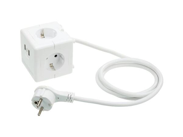 Zásuvková kostka s USB porty