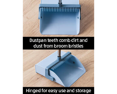 Upright Broom and Dustpan